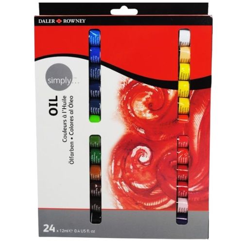 סט 24 צבעי שמן 12 מל Daler Rowney 
