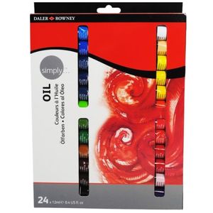 סט 24 צבעי שמן 12 מל Daler Rowney 