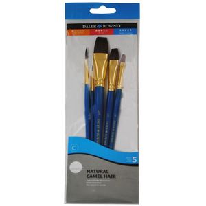 סט 5 מכחולים לצבעי מים Daler Rowney -Simply