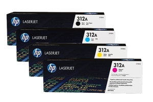 סט 4 טונרים מקוריים HP CF380A/381/382/383A