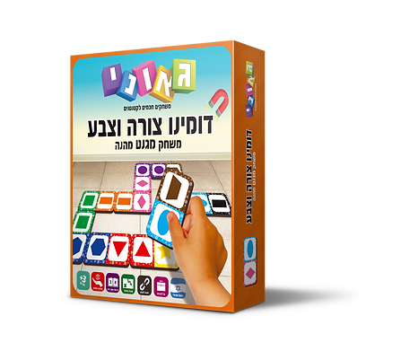 דומינו צורה וצבע