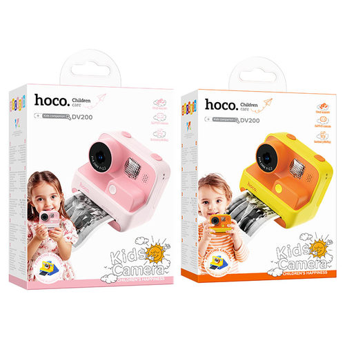 מצלמת ילדים מדפיסה תמונות 2 עדשות HOCO DV200
