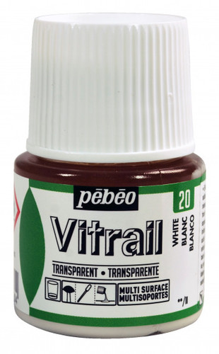 צבעי זכוכית 45 מל White 20 Vitrail