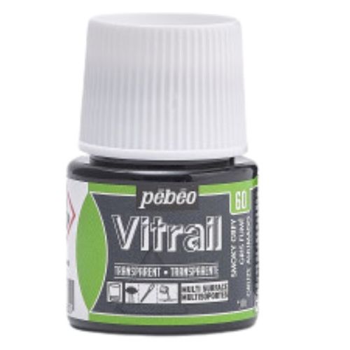 צבעי זכוכית 45 מל Smoky Grey 60 Vitrail