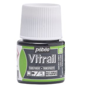 צבעי זכוכית 45 מל Smoky Grey 60 Vitrail