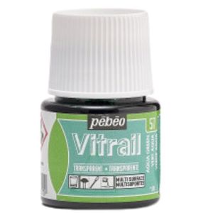 צבעי זכוכית 45 מל Aqua Green 57 Vitrail