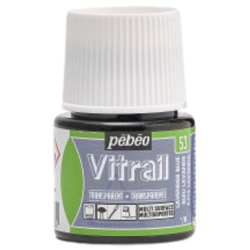 צבעי זכוכית 45 מל Lavender Blue 53 Vitrail