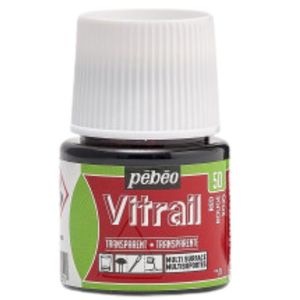 צבעי זכוכית 45 מל Red 50 Vitrail