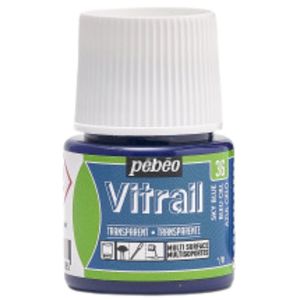 צבעי זכוכית 45 מל Sky Blue 36 Vitrail