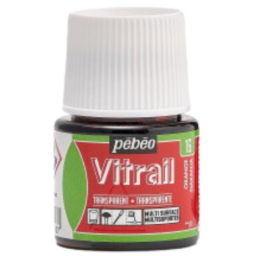 צבעי זכוכית 45 מל Orange 16 Vitrail