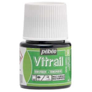 צבעי זכוכית 45 מל Vivid Green 58 Vitrail