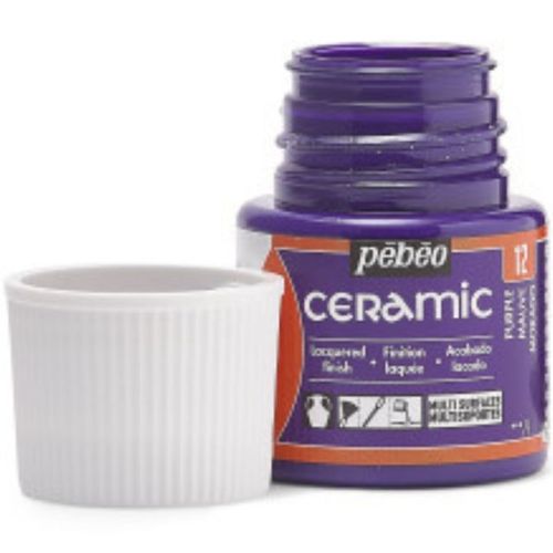צבעי זכוכית 45 מל Purple 12 Ceramic