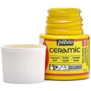 צבעי זכוכית 45 מל Rich Yellow 21 Ceramic
