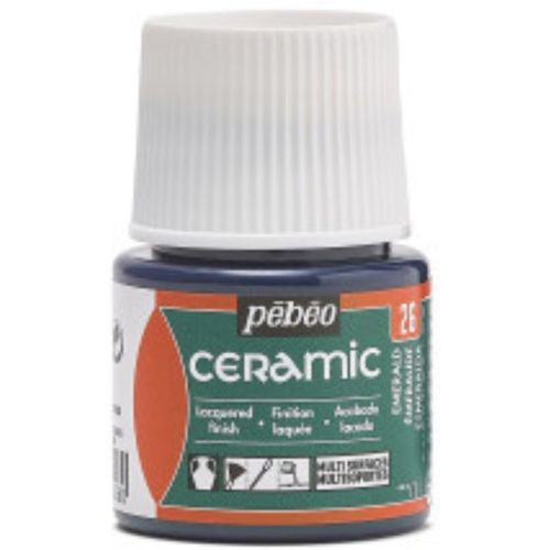 צבעי זכוכית 45 מל Emerald 26 Ceramic