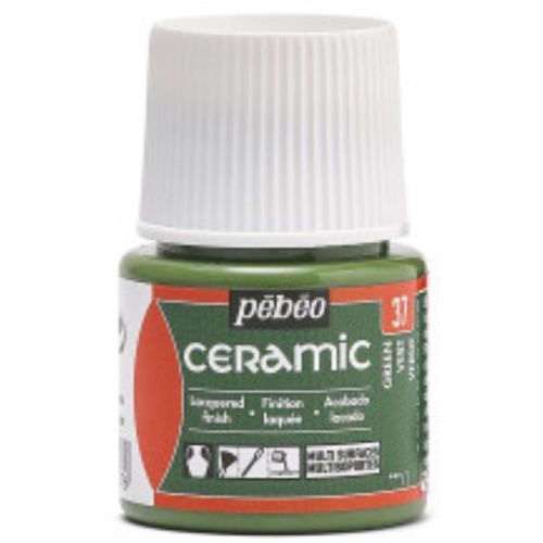 צבעי זכוכית 45 מל Green 37 Ceramic