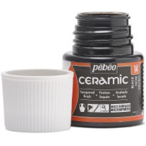 צבעי זכוכית 45 מל Black 14 Ceramic