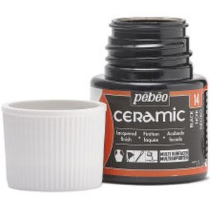 צבעי זכוכית 45 מל Black 14 Ceramic