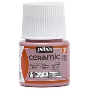 צבעי זכוכית 45 מל Pink 34 Ceramic