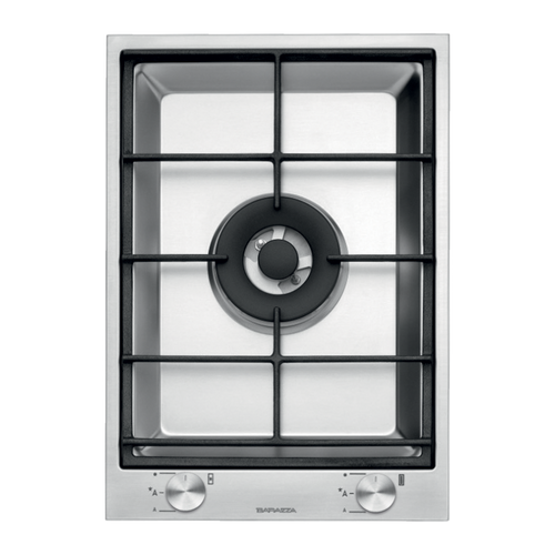 כיריים גז 36 ס”מ מבער ווק בודד 5 KW נירוסטה 304 סדרת B_FREE מבית BARAZZA דגם 1PBF1