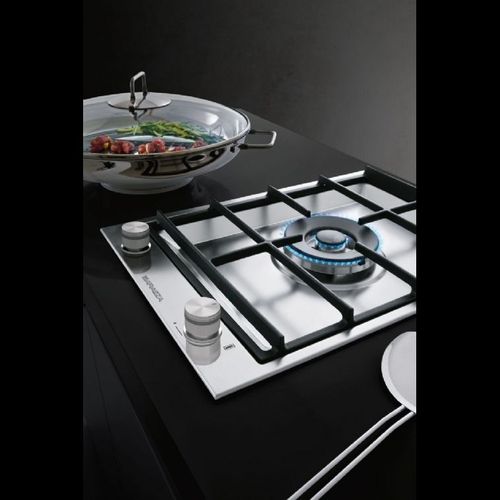 כיריים גז 36 ס”מ מבער ווק בודד 5 KW נירוסטה 304 סדרת B_FREE מבית BARAZZA דגם 1PBF1