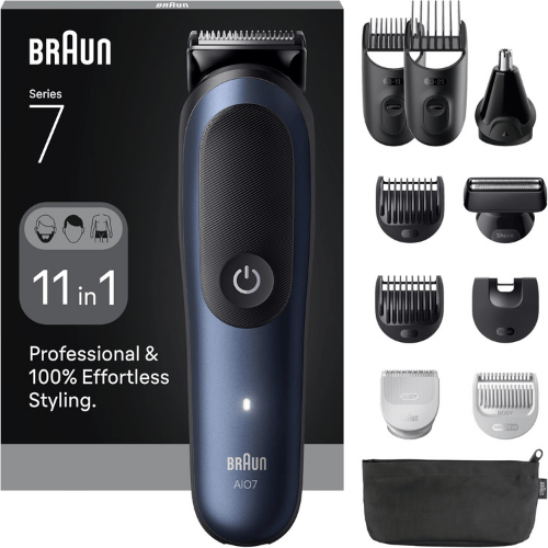 מכונת תספורת ועיצוב זקן 11 ב-1 Braun Series 7 MGK7421ברפאלי - refali.co.il