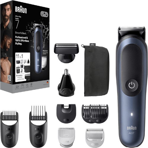 מכונת תספורת ועיצוב זקן 11 ב-1 Braun Series 7 MGK7421ברפאלי - refali.co.il
