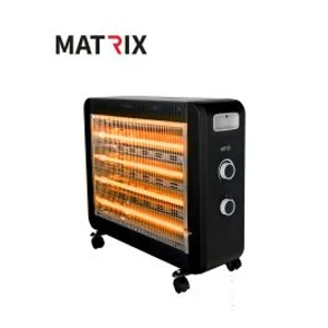תנור חימום מעוצב ענק 4+2 שחור MATRIX Milano