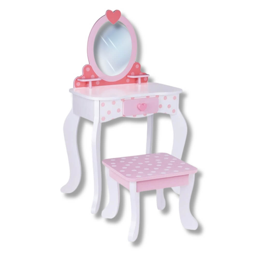 פינת יופי מפוארת מעץ