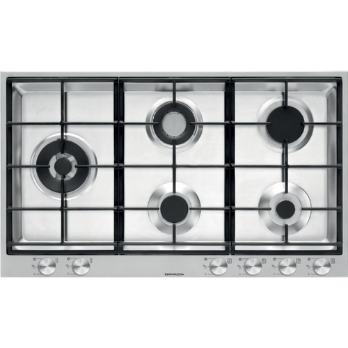 כיריים גז 90 ס”מ 5 להבות כולל מבער שף נירוסטה B-FREE מבית BARAZZA דגם 1PBF95