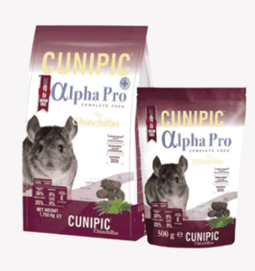 כופתיות לצינצילה – קוניפיק אלפא פרו 1.75 ק"ג Cunipic Alpha Pro | מולי חיות מחמד
