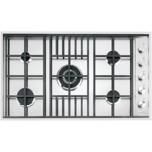 כיריים גז 90 ס”מ שקועות 5 להבות Barazza דגם 1PLB5 נירוסטה