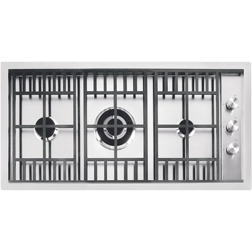 כיריים גז 90 ס”מ שקועות 3 להבות מבית Barazza דגם 1PLB2T נירוסטה