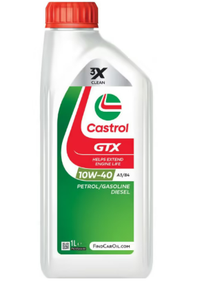 ‏שמן מנוע Castrol GTX 10W-40 A3/B4 | ‏1 ליטר