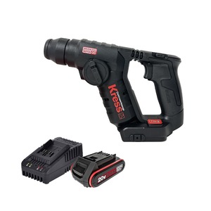 פטישון מיני 20V 1.7J נטען BRASHLESS + סוללה 2Ah + מטען KRESS KU380.2