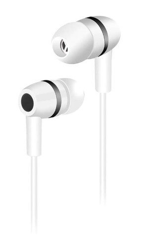 אוזניות כפתור IN-EAR  WESDAR בחיבור 3.5MM צבע לבן או שחור