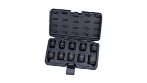 סט בוקסות אימפקט 12PT דרייב "1/2, 10 חלקים 13-24 מ"מ