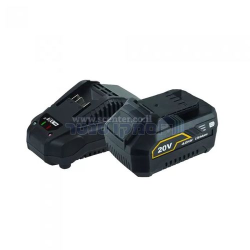 סט סוללה 4A 20V ומטען GPT