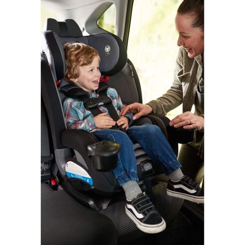 כסא בטיחות משולב בוסטר 4 ב 1 צר במיוחד סלים רייד SlimRide - שחור Black All Day
