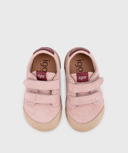IGOR TENNIS SUEDE סניקרס ורוד מידות 22-32