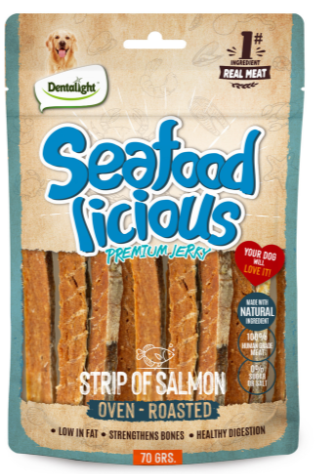 seafood licious רצועות סלמון 70 גרם מבצע 10 ב-130 ש