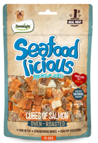 seafood licious קוביות סלמון 70 גרם מבצע 10 ב-130 ש