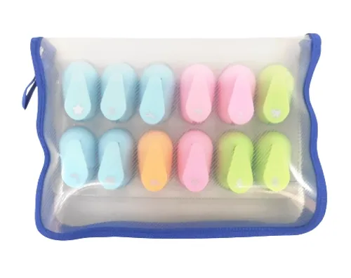 סט 12 מנקבים בצורות שונות
