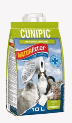 מצע נייר אקולוגי קוניפיק 10 ליטר – Cunipic Naturlitter