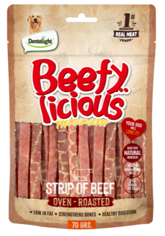 beefy licious רצועות בקר 70 גרם מבצע 10 ב-130 ש