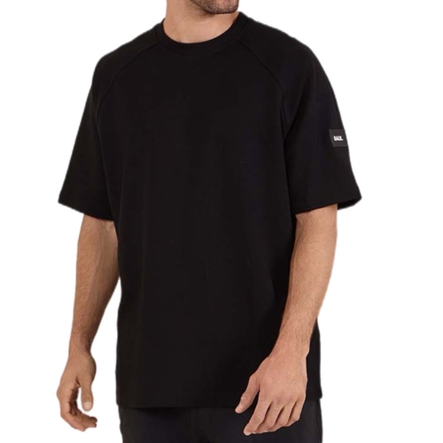 חולצה BALR מידות XS-3XL לגברים בגוון שחור עם פאץ'