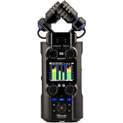 מקליט סאונד מקצועי Zoom H5studio 32-Bit Float