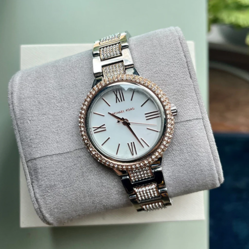 Michael Kors MK4461 נשים חדש משובץ