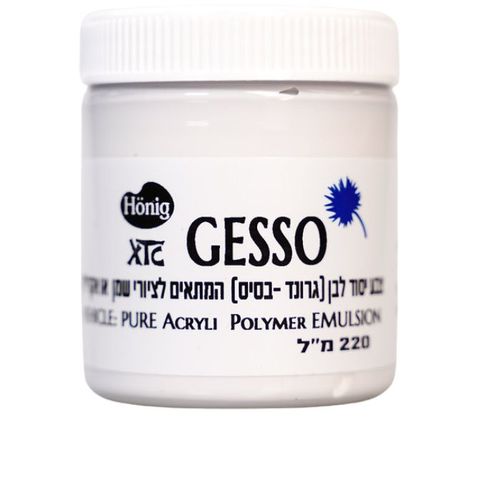 ג'סו 220 מל פריימר לציור Gesso