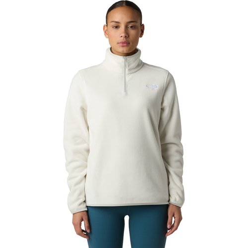 פליס נשים לבן רבע רוכסן GLACIER 1/4 ZIP מבית THE NORTH FACE