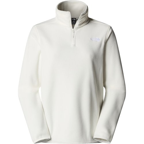 פליס נשים לבן רבע רוכסן GLACIER 1/4 ZIP מבית THE NORTH FACE